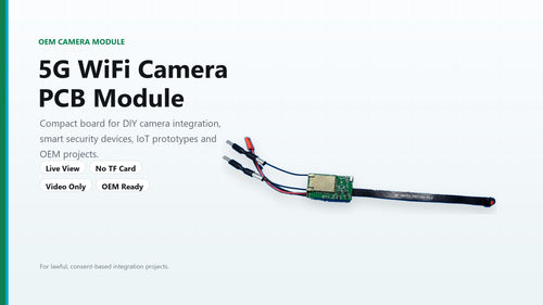 5G WiFi Camera PCB Module — compact board for DIY and OEM camera integration
