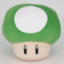 Super Mario 1-Up Mushroom Plush Toy - Official Sanei All Star Collection Small Size