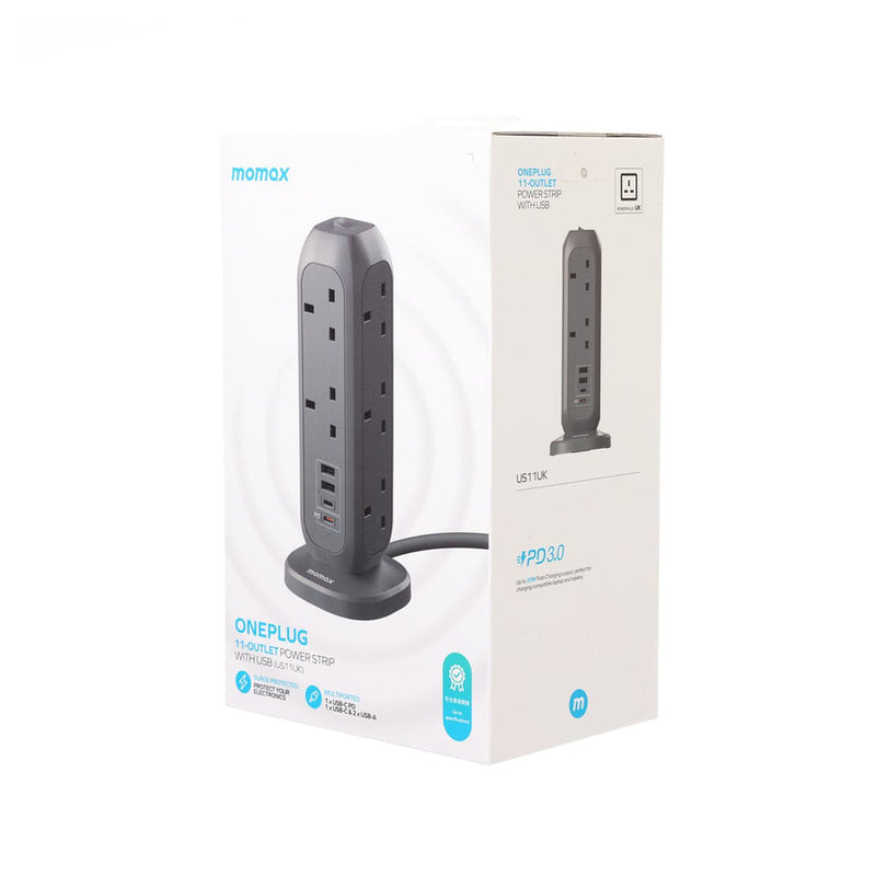 Momax OnePlug 11 Outlet Power Strip With USB