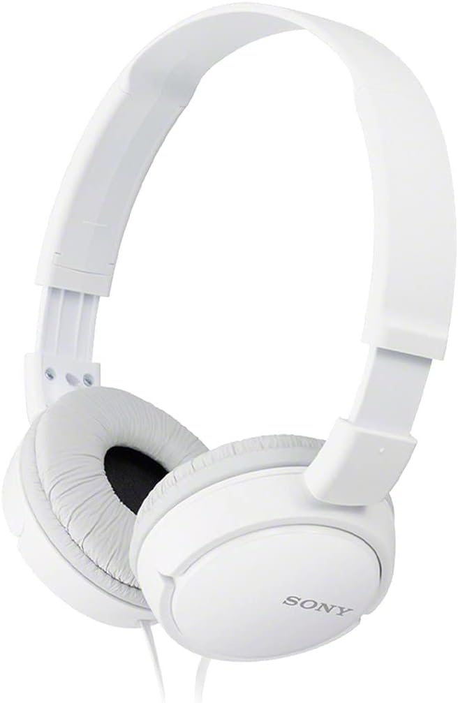 Sony MDR-ZX110 On-Ear Wired Headphones - White