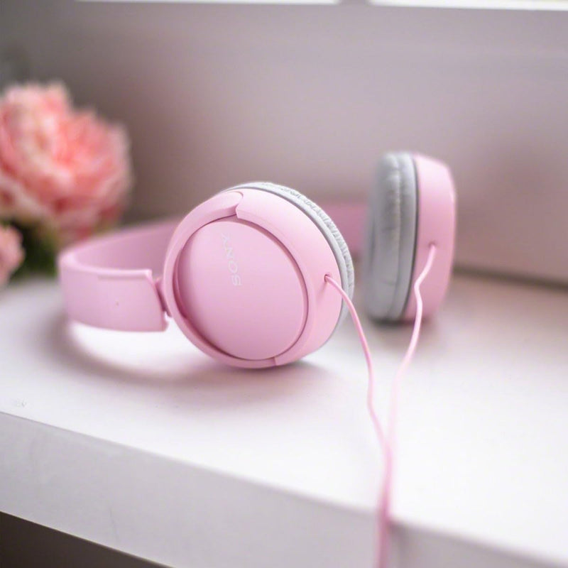 Sony MDR-ZX110 On-Ear Wired Headphones - Pink