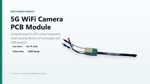 5G WiFi Camera PCB Module — compact board for DIY and OEM camera integration