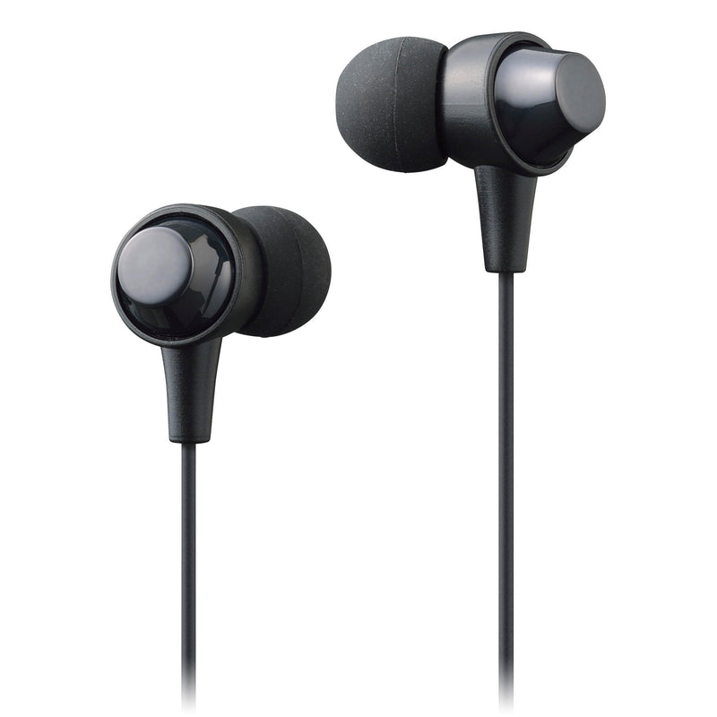 Maxell Retractable Cord Reel Earphones - Black
