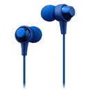 Maxell Retractable Cord Reel Earphones - Navy Blue