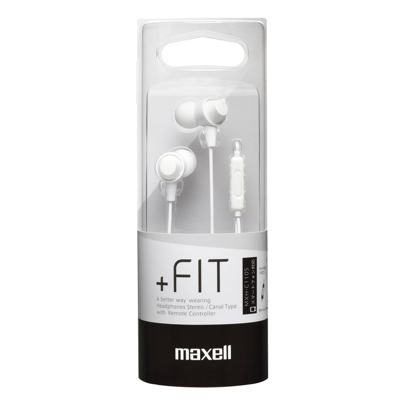 Maxell In-Ear Headphones - White