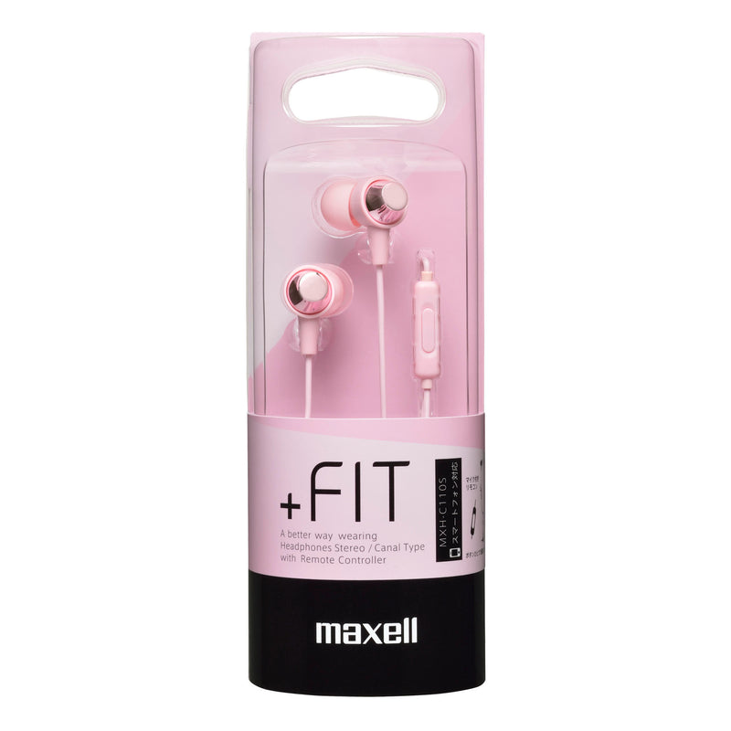 Maxell In-Ear Headphones - Light Pink