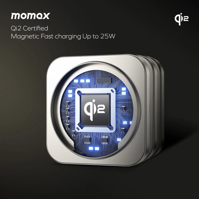 Momax Q2.mag Go 3-in-1 Magnetic Wireless Charging Stand
