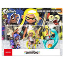 Nintendo amiibo Triple Set - Splatoon 3 Inkling Yellow Octoling Blue Smallfry Official 3-Pack