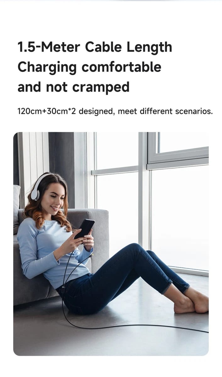 Mcdodo USB C Dual USB C 100W Self Winding Cable