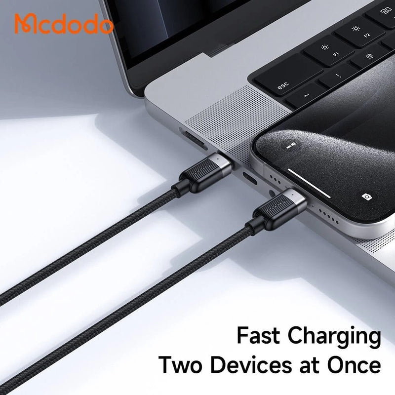 Mcdodo USB C Dual USB C 100W Self Winding Cable