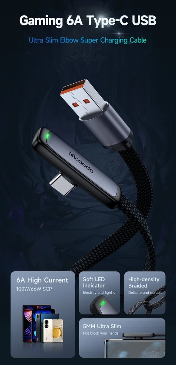 Mcdodo Super Charge Data Cable 90 Type C