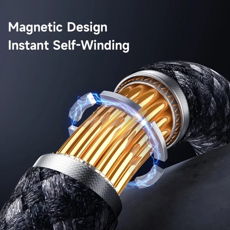 Mcdodo USB-C USB-C 60w Magnetic Self Winding Cable