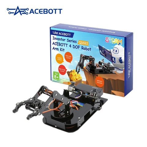 ACEBOTT QD022 Programmable Robot Arm Kit — ESP32 4-DOF