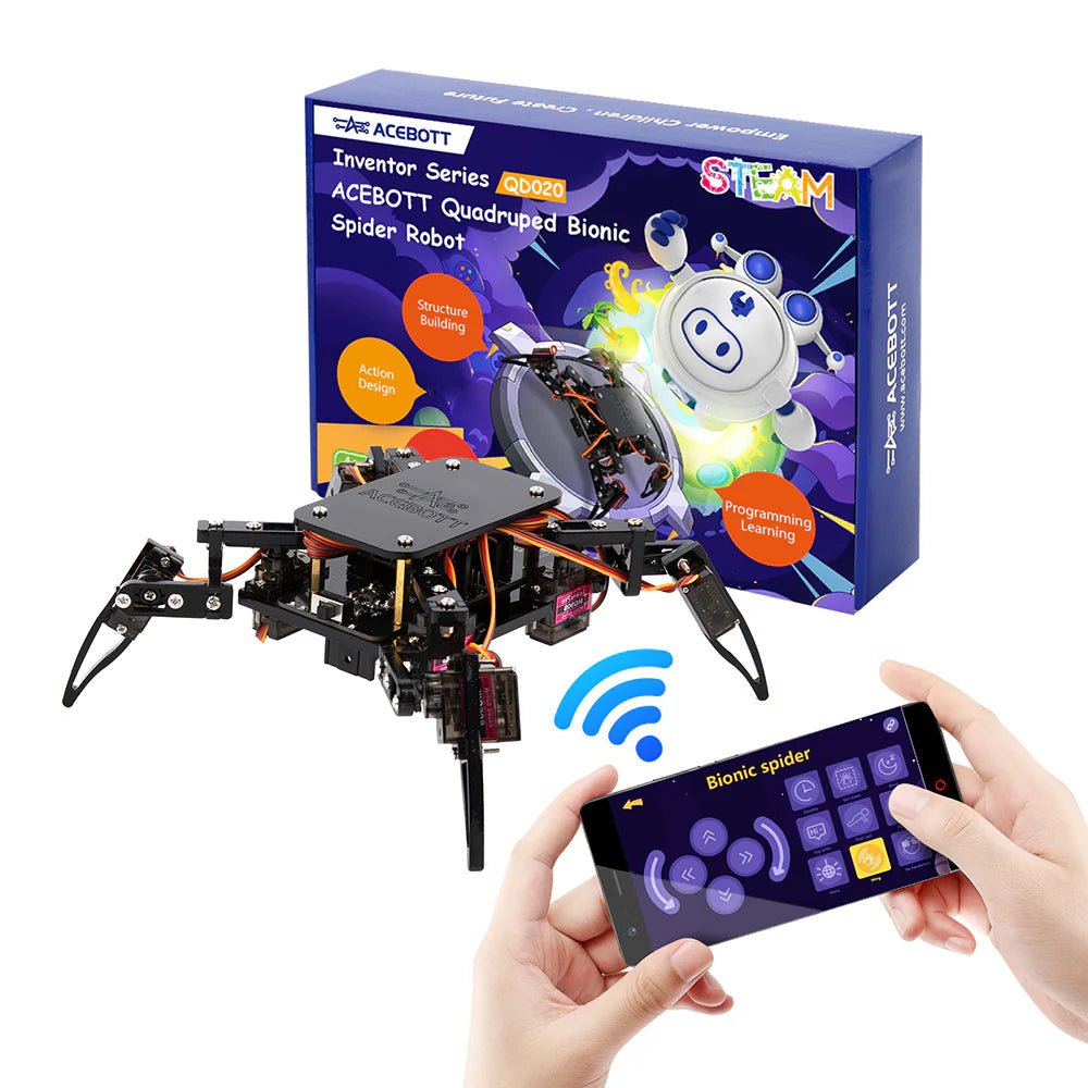 ACEBOTT QD020 Quadruped Bionic Spider Robot Kit