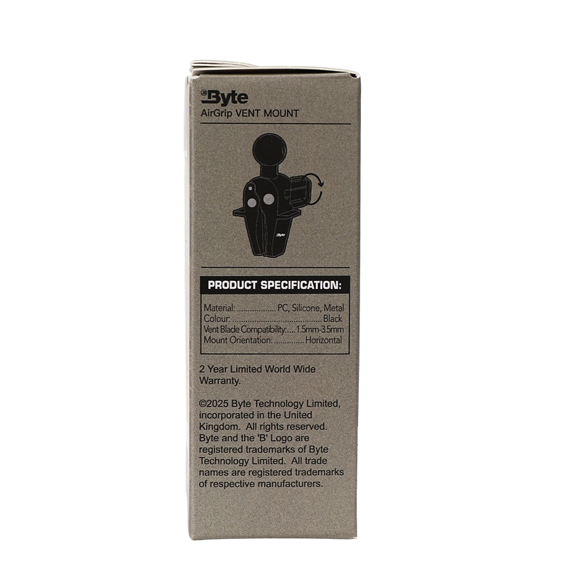 Byte Air Grip - Universal Car Vent Phone Mount