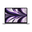 Brand new factory sealed retail box for the Apple MacBook Air M2 13.6-inch laptop in Space Gray.