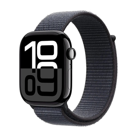 Apple Watch Series 10 GPS 42mm Jet Black Aluminium - Black Sport Band M/L