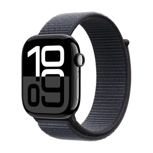 Apple Watch Series 10 GPS 42mm Jet Black Aluminium - Black Sport Band M/L
