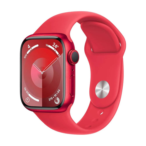Apple Watch Series 9 GPS 41mm (PRODUCT)RED Aluminium - Red Sport Band M/L