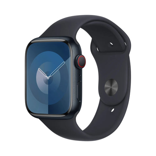 Apple Watch Series 9 GPS + Cellular 45mm Midnight Aluminium - Midnight Sport Band S/M