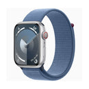 Apple Watch Series 9 GPS + Cellular 45mm Silver Aluminium - Winter Blue Sport Loop