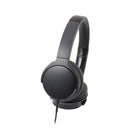 Audio-Technica ATH-AR3 Portable Headphones Black - Premium On-Ear Foldable Headphones