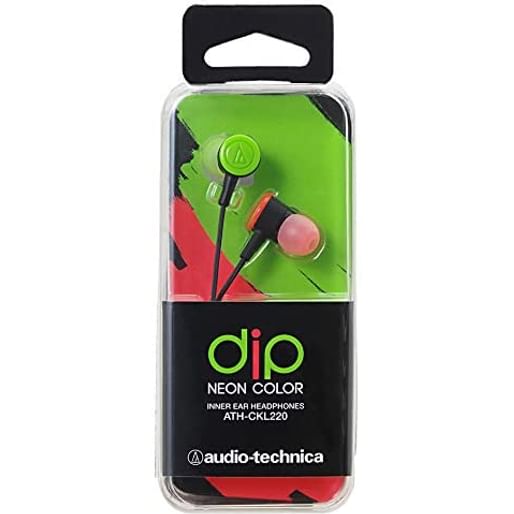 Audio-Technica ATH-CKL220 In-Ear Headphones — Green
