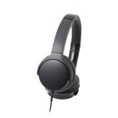 Audio-Technica ATH-AR3 Portable Headphones Black - Premium On-Ear Foldable Headphones