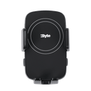 Side view of Byte Air Charge wireless car charger - Sleek, low-profile design with adjustable viewing angles.