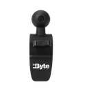 Byte Air Grip mount in landscape mode - 360-degree rotation for flexible GPS navigation and hands-free driving.