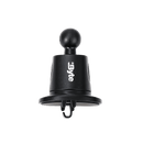 Byte Air Lock mount in landscape view - 360-degree rotation ball joint for adjustable GPS navigation angles.