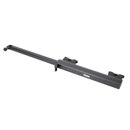 Detail view of the Byte Entertain Me mounting hooks - Securely locking onto car seat headrest posts.