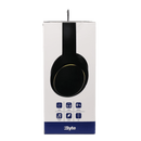 Bottom view of Byte Super Comfort 40 ear cup showing USB-C charging port and 3.5mm audio jack