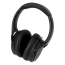 Close-up of ultra-soft memory foam ear cushions on Byte Super Comfort 40 over-ear headphones