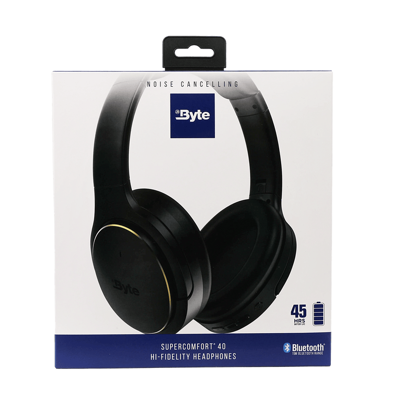 Byte Super Comfort 40 Wireless ANC Headphones