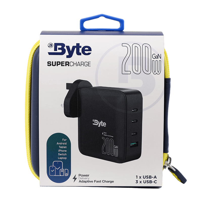 Byte Plug 200W — GaN Charging Station