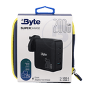 Byte Plug 200W GaN Fast Charging Station - Front view showing the fast charging ports.