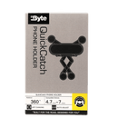 Byte Quick Catch dashboard phone holder - Low-profile suction mount with one-handed automatic locking arms.