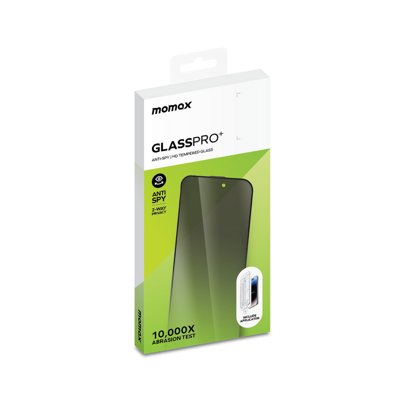 Momax Glass Proplus Tempered Glass Privacy Screen Protector - iPhone 15 Pro Max