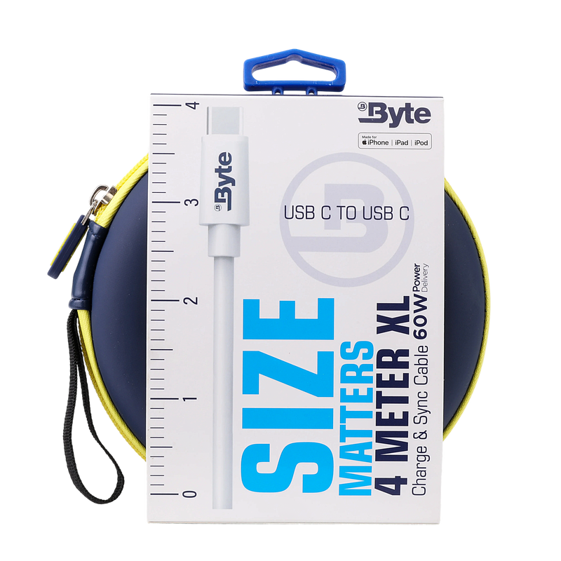 Byte Charge Cable 4 Meter XL - USB-C to USB-C