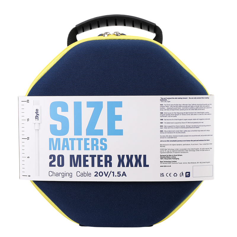 Byte Charge Cable 20 Meter XXXL - USB-C to USB-C