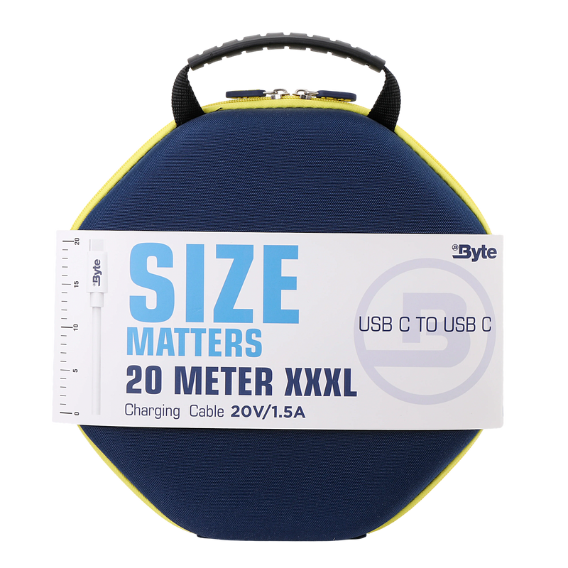 Byte Charge Cable 20 Meter XXXL - USB-C to USB-C