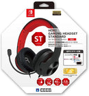 HORI Gaming Headset Standard with Mixer for Nintendo Switch - Red