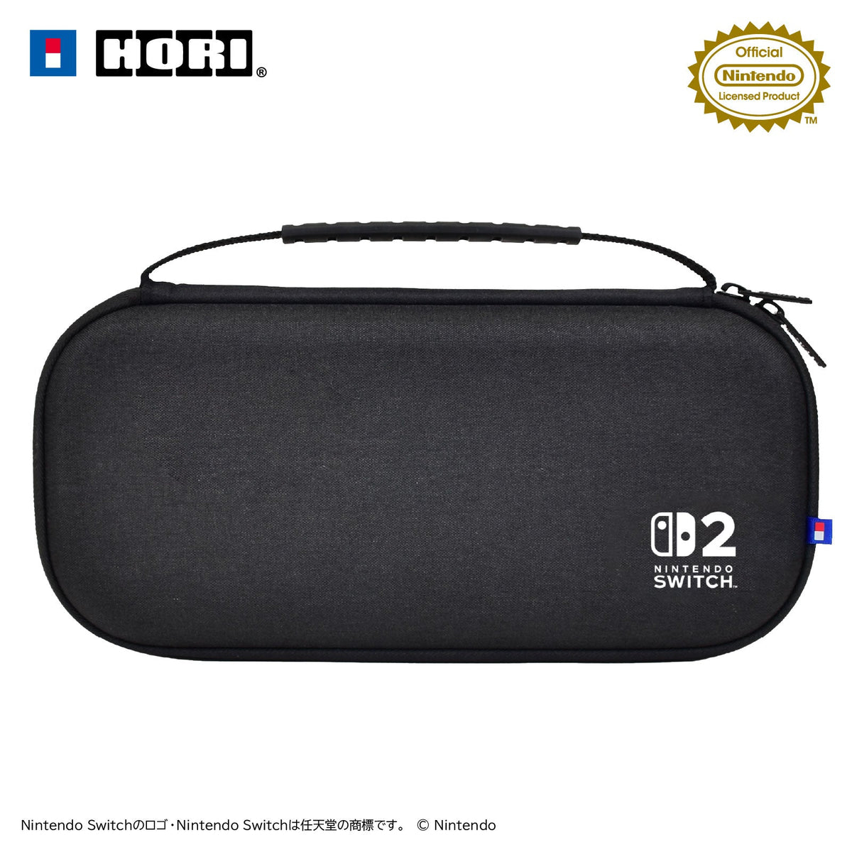HORI Slim Hard Pouch Plus for Nintendo Switch 2 — Black