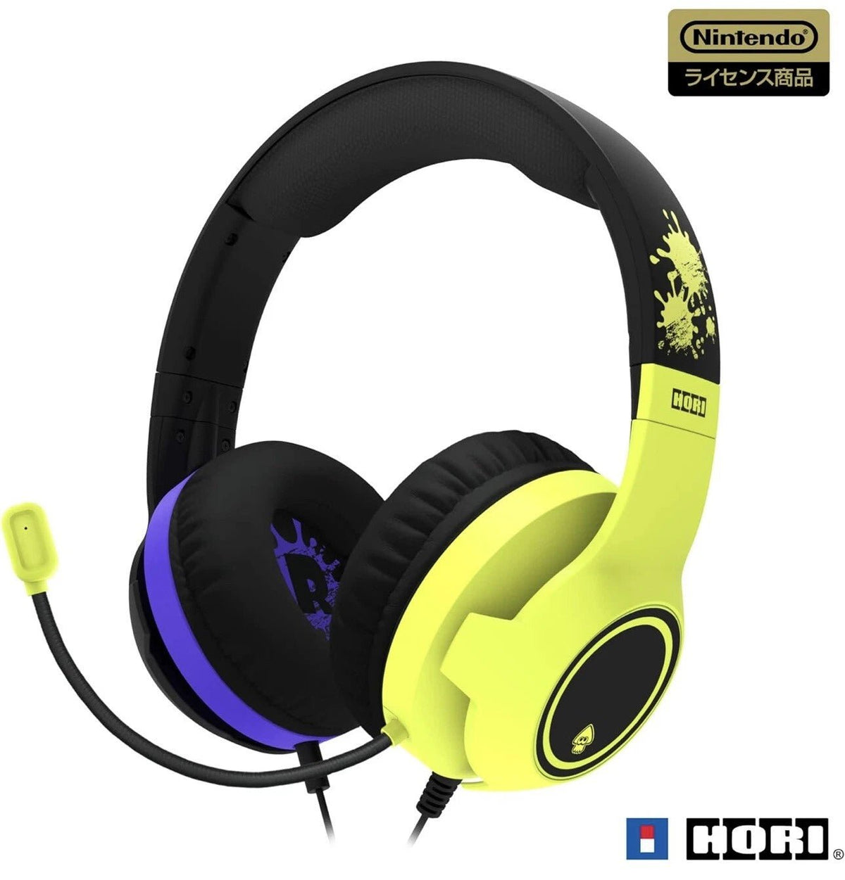 HORI Splatoon 3 Gaming Headset for Nintendo Switch