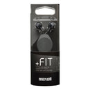 Maxell Retractable Cord Reel Earphones - Black