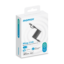 Momax Mag Link Duo Magnetic USB C To USB C And Lightning Cable 60W Up To 2M