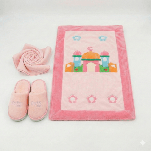 Byte Kids My First Salat Little Worshipper Set — Prayer Wear, Girls