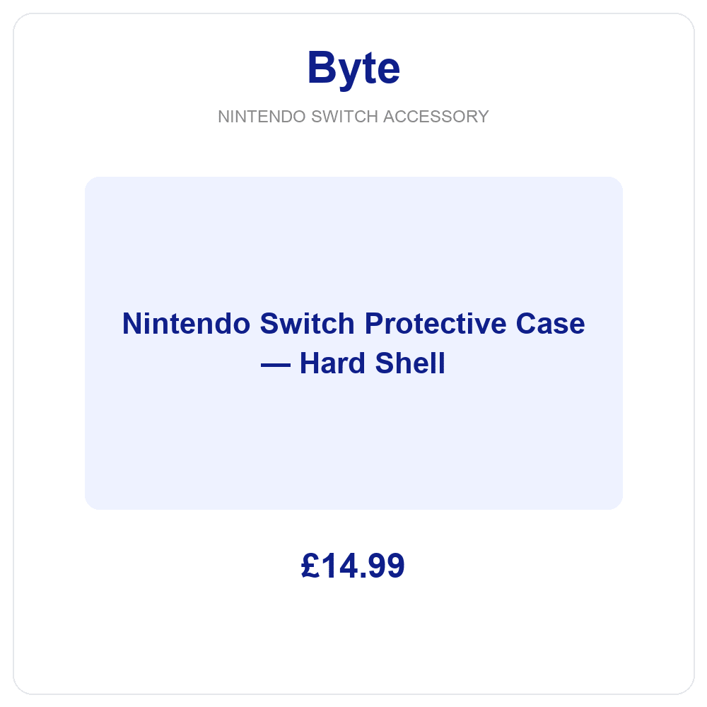 Nintendo Switch Protective Case — Hard Shell