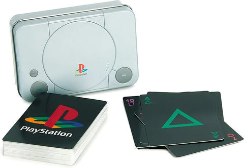 Paladone PlayStation Playing Cards — with Console Tin